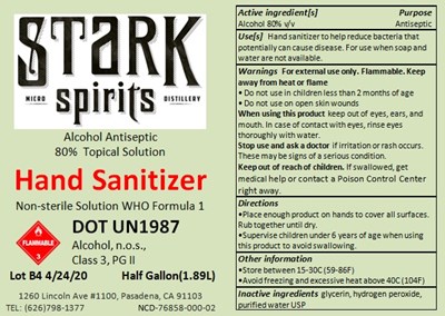 1.89 L Label (Hand Sanitizer Half Gallon)